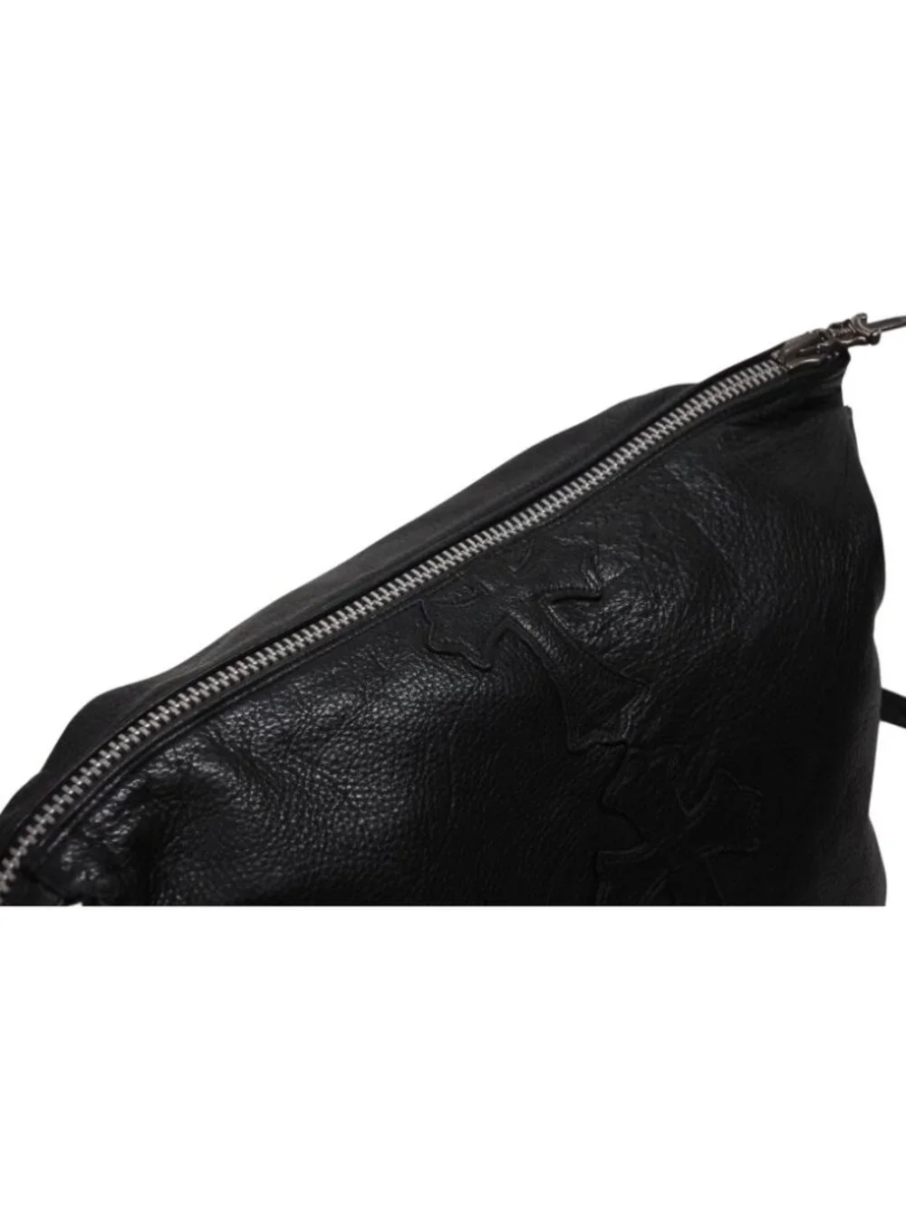 Chrome Hearts Lelo SM Shoulder Bag Cross Patch Cemetery 925 Sterling Silver